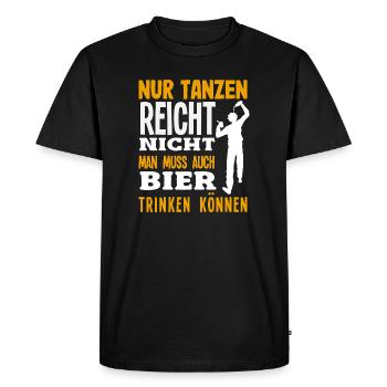 Dance - Men's Premium Organic T-Shirt - black - Front - Nico (187cm)
