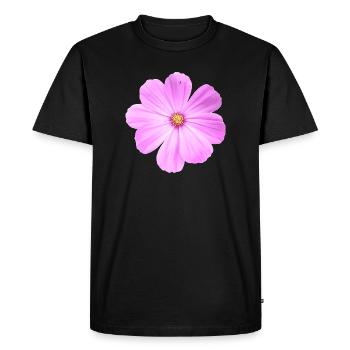 fleur - T-shirt Premium bio Homme - noir - Devant - Nico (187cm)