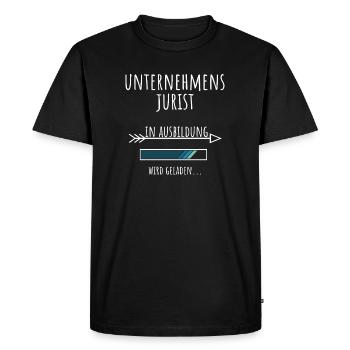 In-house Lawyer Studies Profession Education - Men's Premium Organic T-Shirt - black - Front - Nico (187cm)