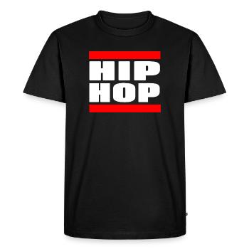 Beat Flow Culture Expression sonore urbaine - T-shirt Premium bio Homme - noir - Devant - Nico (187cm)