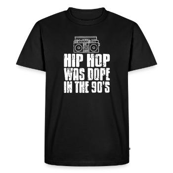 Rhythm Street Flow Was Legendary In The 90s - Men's Premium Organic T-Shirt - black - Front - Nico (187cm)