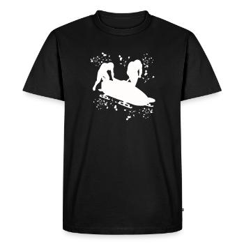 Bobsleigh Two-man Bobsleigh - Men's Premium Organic T-Shirt - black - Front - Nico (187cm)
