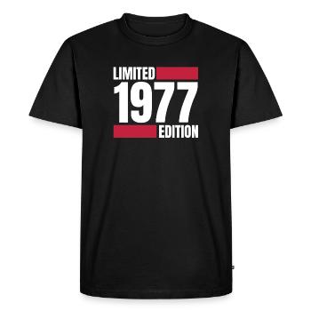 Edition limitée 1977 – Original depuis '77 - T-shirt Premium bio Homme - noir - Devant - Nico (187cm)