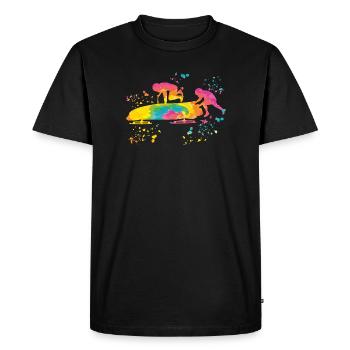 Bobsleigh Two-man Bobsleigh - Men's Premium Organic T-Shirt - black - Front - Nico (187cm)