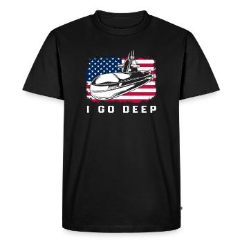 July 6 Submarine Submarine Veteran Navy USA - Men's Premium Organic T-Shirt - black - Front - Nico (187cm)