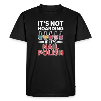 Vernis à ongles Dire Pédicure Drôle Maincure Cadeau - T-shirt Premium bio Homme - noir - Devant - Nico (187cm)