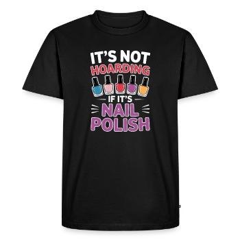 Vernis à ongles Dire Pédicure Drôle Maincure Cadeau - T-shirt Premium bio Homme - noir - Devant - Nico (187cm)