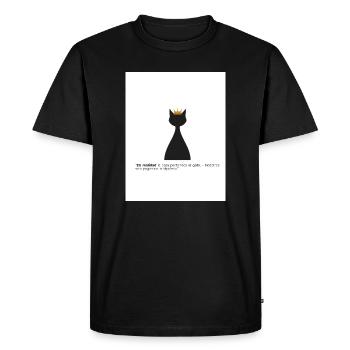 Gato Rey et son hypothèque - T-shirt Premium bio Homme - noir - Devant - Nico (187cm)