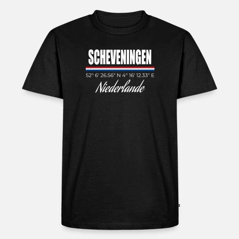 Scheveningen - Men's Premium Organic T-Shirt - black