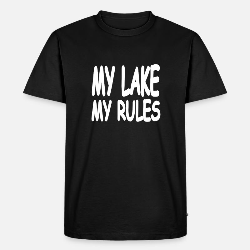 See - Männer Premium Bio T-Shirt - Schwarz