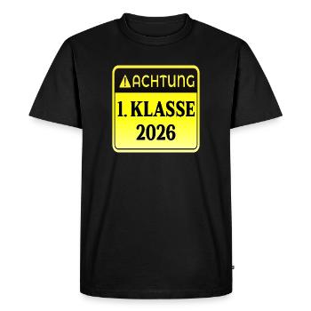 ENROLMENT Primary School 2026 - Men's Premium Organic T-Shirt - black - Front - Nico (187cm)