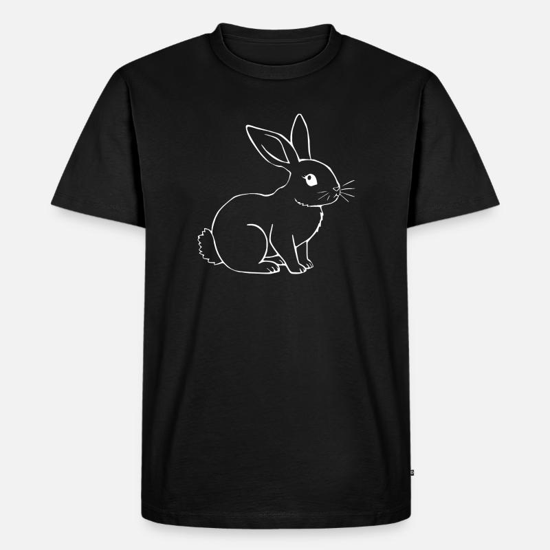 Rabbit Bunny Bunny Dwarf Rabbit Gift - Men's Premium Organic T-Shirt - black