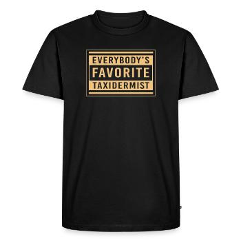 taxidermy - Men's Premium Organic T-Shirt - black - Front - Nico (187cm)