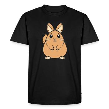 Viscacha - Men's Premium Organic T-Shirt - black - Front - Nico (187cm)