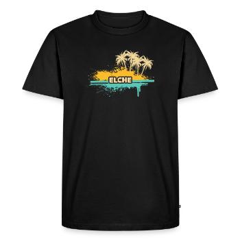 Gift for Moose - Men's Premium Organic T-Shirt - black - Front - Nico (187cm)