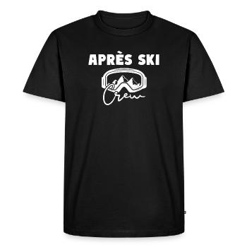 Après Ski Crew Apres Ski Party - T-shirt Premium bio Homme - noir - Devant - Nico (187cm)