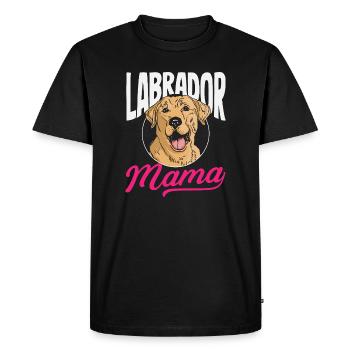 Astuces du Labrador - T-shirt Premium bio Homme - noir - Devant - Nico (187cm)