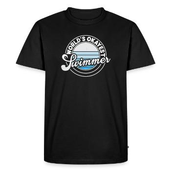 Natation Sports nautiques Float Gifts - T-shirt Premium bio Homme - noir - Devant - Nico (187cm)