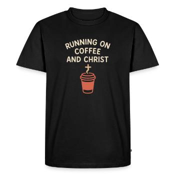 Christian Teacher, Faith-Based - Men's Premium Organic T-Shirt - black - Front - Nico (187cm)