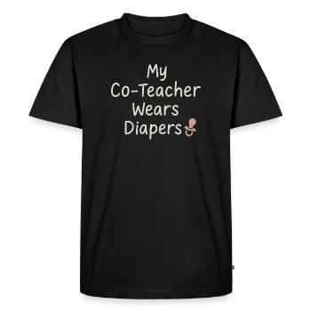 École chrétienne à la maison-Mère-Foi - T-shirt Premium bio Homme - noir - Devant - Nico (187cm)