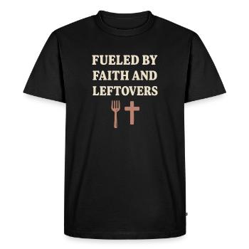 École chrétienne à la maison-Mère-Foi - T-shirt Premium bio Homme - noir - Devant - Nico (187cm)
