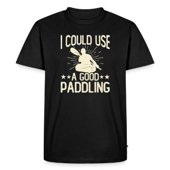 Kayak Kayaker Gifts Water Sports Outfits - Men's Premium Organic T-Shirt - black - Front - Nico (187cm)