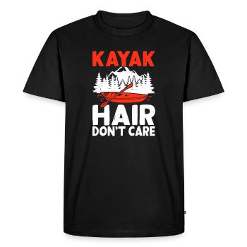 Kayak Kayaker Gifts Water Sports Outfits - Men's Premium Organic T-Shirt - black - Front - Nico (187cm)