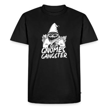 Gnome Costume Hommes Gnomes Gnomes Gangsters Gnome - T-shirt Premium bio Homme - noir - Devant - Nico (187cm)