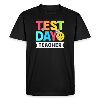 Professeur d’examen Abi Abitur - T-shirt Premium bio Homme - noir - Devant - Nico (187cm)