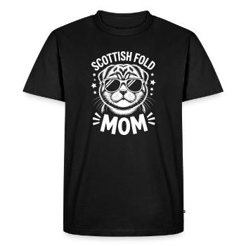 Scottish Folding Cats Scottish Fold Gift - Men's Premium Organic T-Shirt - black - Front - Nico (187cm)