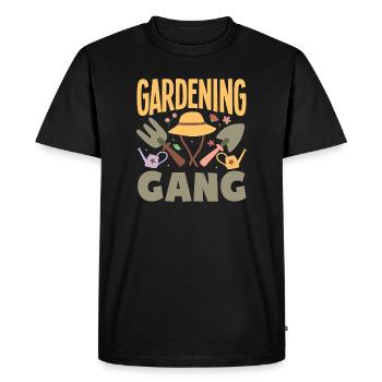 Garden & Plant Lovers Gifts - Men's Premium Organic T-Shirt - black - Front - Nico (187cm)