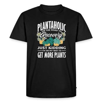 Cadeaux pour les jardins et les amoureux des plantes - T-shirt Premium bio Homme - noir - Devant - Nico (187cm)