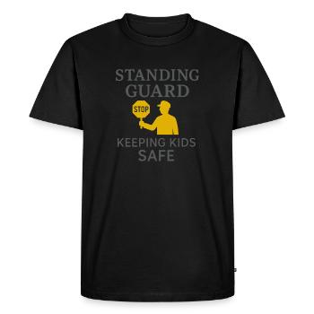 Équipe de sécurité des cadeaux des garde-croisements - T-shirt Premium bio Homme - noir - Devant - Nico (187cm)