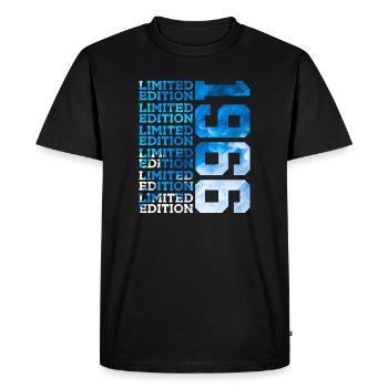 LIMITED EDITION 1966 60 YEARS 60TH BIRTHDAY - Men's Premium Organic T-Shirt - black - Front - Nico (187cm)