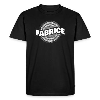 Gift idea Fabrice - Men's Premium Organic T-Shirt - black - Front - Nico (187cm)