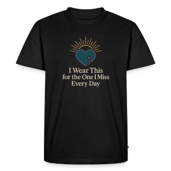 Suicide Loss Marche de souvenir Suicide - T-shirt Premium bio Homme - noir - Devant - Nico (187cm)