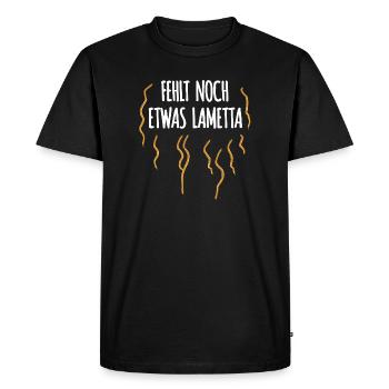 Still missing some tinsel - Men's Premium Organic T-Shirt - black - Front - Nico (187cm)