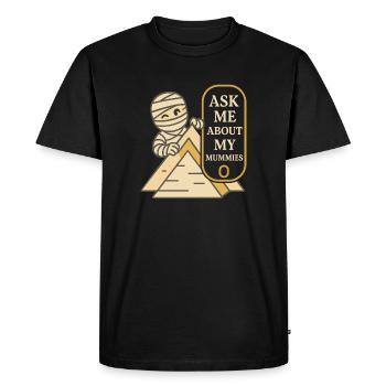 L’archéologie pharaonienne dans l’Égypte ancienne - T-shirt Premium bio Homme - noir - Devant - Nico (187cm)