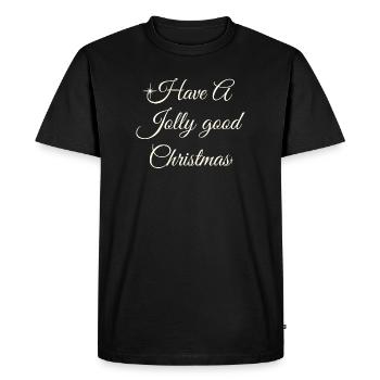 Bonne Noël : Scénario - T-shirt Premium bio Homme - noir - Devant - Nico (187cm)