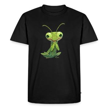 Mantes religieuses Mantes religieuses - T-shirt Premium bio Homme - noir - Devant - Nico (187cm)