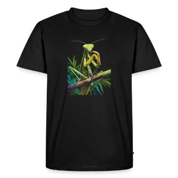 Mantes religieuses Mantes religieuses - T-shirt Premium bio Homme - noir - Devant - Nico (187cm)
