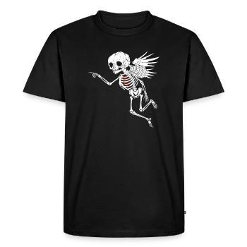CUPIDON - T-shirt Premium bio Homme - noir - Devant - Nico (187cm)