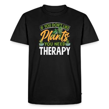 Garden & Plant Lovers Gifts - Men's Premium Organic T-Shirt - black - Front - Nico (187cm)