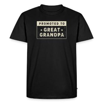 Grandpa Grandpa Grandchild Grandpa - Men's Premium Organic T-Shirt - black - Front - Nico (187cm)
