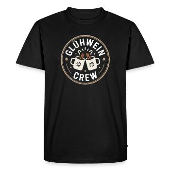 Équipe du vin chaud Marché de Noël joyeux - T-shirt Premium bio Homme - noir - Devant - Nico (187cm)