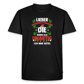 Archery Archery Archery - Men's Premium Organic T-Shirt - black - Front - Nico (187cm)