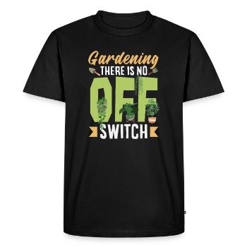 Garden & Plant Lovers Gifts - Men's Premium Organic T-Shirt - black - Front - Nico (187cm)