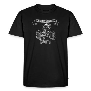 Herr Bier - Ein Prosit der Gemütlichkeit - T-shirt Premium bio Homme - noir - Devant - Nico (187cm)