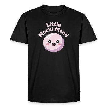 Petite Humeur Mochi - T-shirt Premium bio Homme - noir - Devant - Nico (187cm)