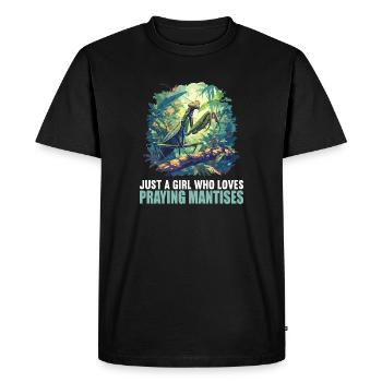 Mantes religieuses Mantes religieuses - T-shirt Premium bio Homme - noir - Devant - Nico (187cm)
